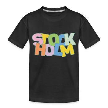 Stockholm - T-shirt bio Premium Enfant - noir - Devant