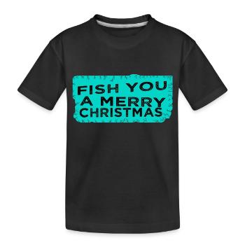 Dinosaur Moon Carolina Dork Fun Dinosaur Fishing - T-shirt bio Premium Enfant - noir - Devant