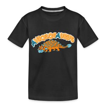 Ankylosaure - T-shirt bio Premium Enfant - noir - Devant