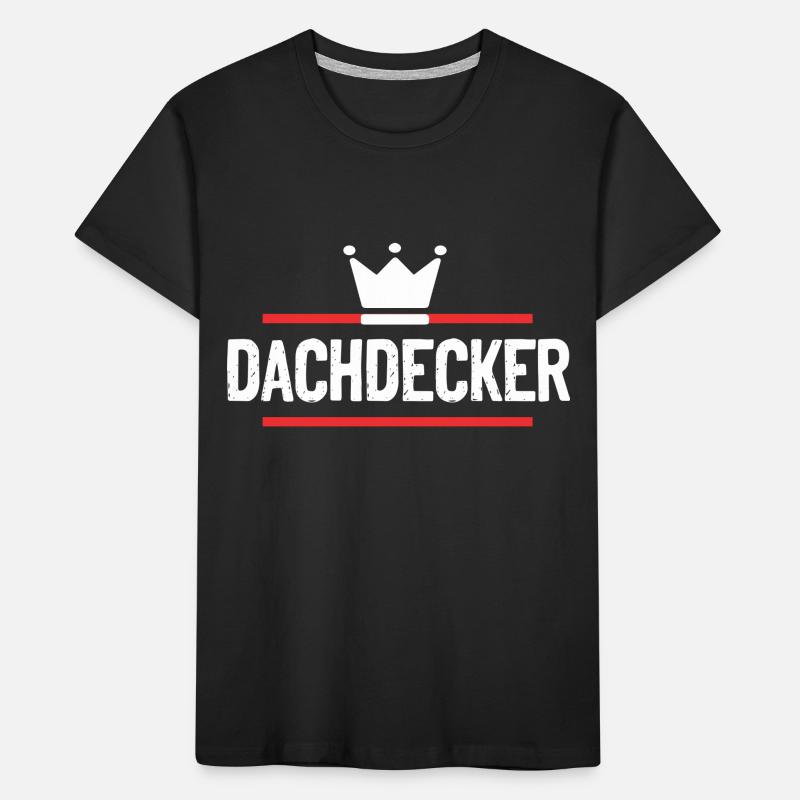 Dachdecker Beruf Kinder Premium Bio T-Shirt