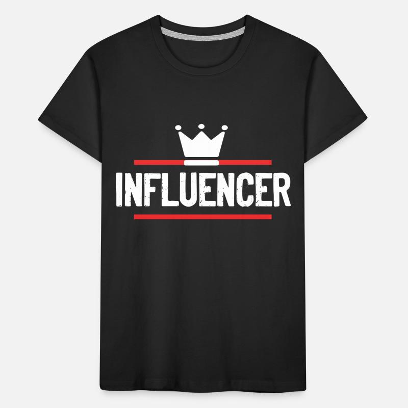 Influencer Beruf Kinder Premium Bio T-Shirt