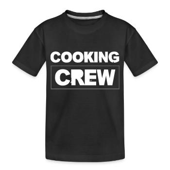 Équipe de cuisson - T-shirt bio Premium Enfant - noir - Devant