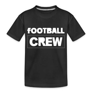 Équipe de football - T-shirt bio Premium Enfant - noir - Devant