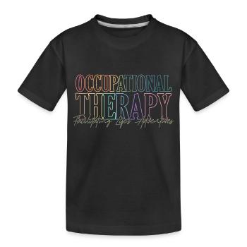 Ergothérapeute - T-shirt bio Premium Enfant - noir - Devant