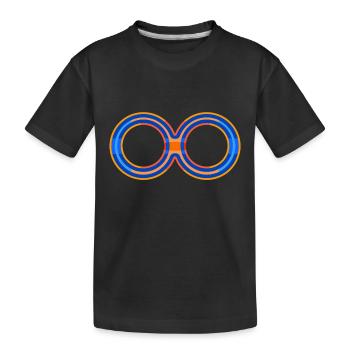 Huit Infini 10 - T-shirt bio Premium Enfant - noir - Devant