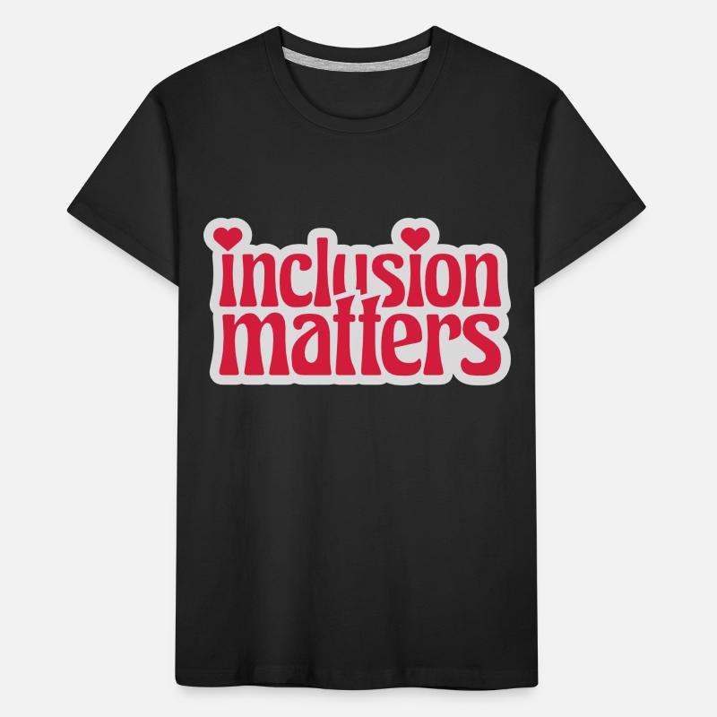 L’inclusion compte Citation du logo T-shirt bio Premium Enfant