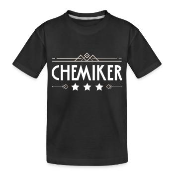 Chemiker Beruf - Kinder Premium Bio T-Shirt - Schwarz - Vorne
