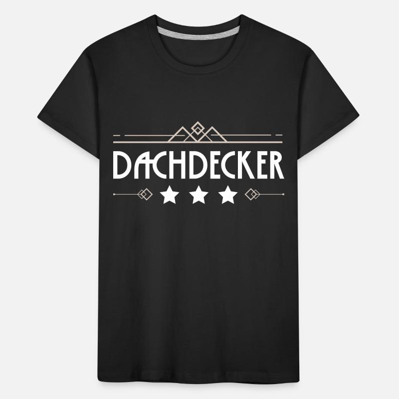 Dachdecker Beruf Kinder Premium Bio T-Shirt
