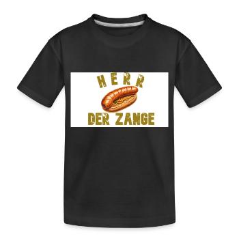 Herr der Zange - Kinder Premium Bio T-Shirt - Schwarz - Vorne