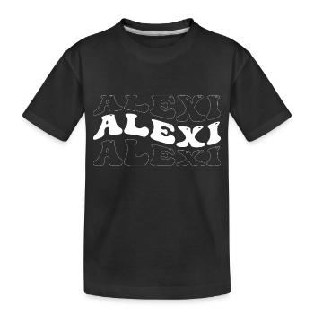 Funny Alexi Groovy 4 Men Women Cool Alexi Tie Dye - Kids' Premium Organic T-Shirt - black - Front
