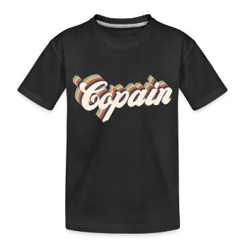 copain vintage - T-shirt bio Premium Enfant - noir - Devant