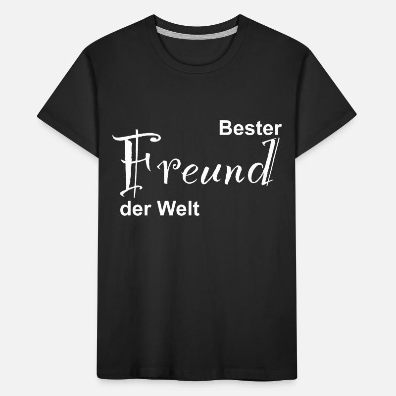 Bester Freund der Welt Design Kinder Premium Bio T-Shirt
