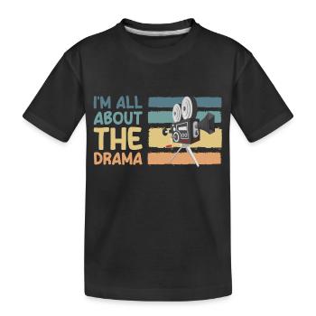 Théâtre Stage Mask Broadway - T-shirt bio Premium Enfant - noir - Devant