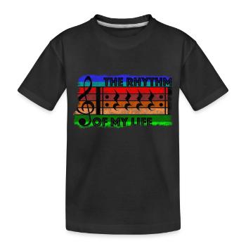 Le rythme de ma vie - Music Break Musician Joke - T-shirt bio Premium Enfant - noir - Devant