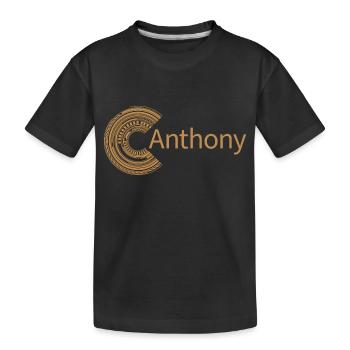 Für Anthony - Kinder Premium Bio T-Shirt - Schwarz - Vorne