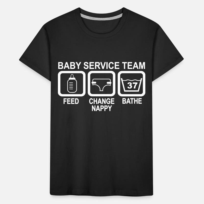 Équipe de service bébé T-shirt bio Premium Enfant