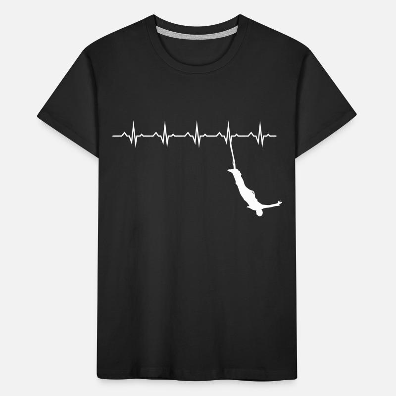 Bungee Jumping Evolution Sport Fun Kids' Premium Organic T-Shirt