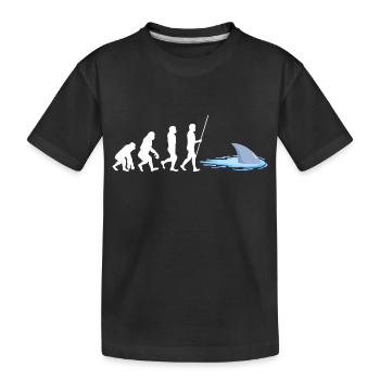 No Fins No Future Safe Sharks - Kinder Premium Bio T-Shirt - Schwarz - Vorne