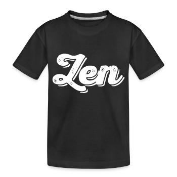 Zen - T-shirt bio Premium Enfant - noir - Devant