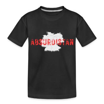 Absurdistan - Kids' Premium Organic T-Shirt - black - Front