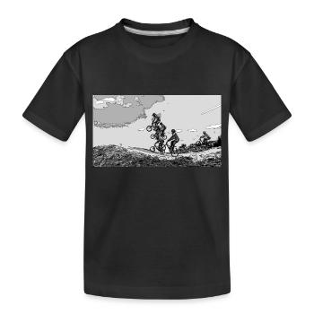 bmx - T-shirt bio Premium Enfant - noir - Devant