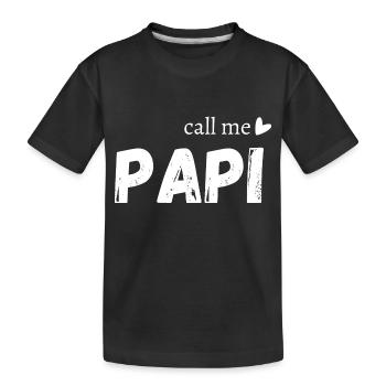 Nenn mich Opa - Kinder Premium Bio T-Shirt - Schwarz - Vorne