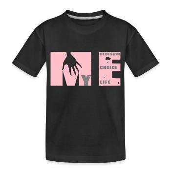 Trouver ma voie : choix, décision, vie - T-shirt bio Premium Enfant - noir - Devant