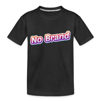 No Brand sticker style - Kids' Premium Organic T-Shirt - black - Front