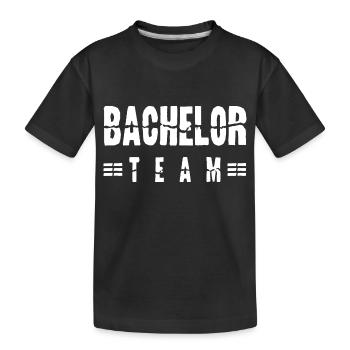 Bachelor Team - Kinder Premium Bio T-Shirt - Schwarz - Vorne