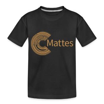 Für Mattes - Kinder Premium Bio T-Shirt - Schwarz - Vorne