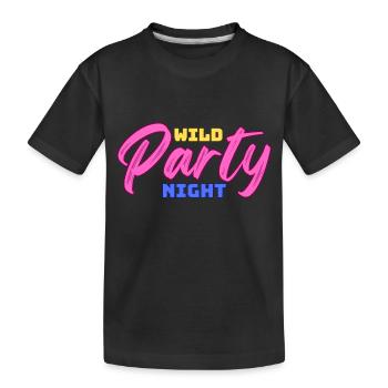 Wild Party Night - soirée de fête sauvage - T-shirt bio Premium Enfant - noir - Devant