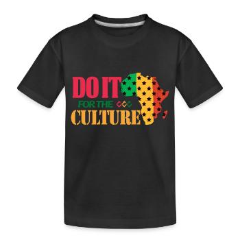 Black History Month Black History - Kinder Premium Bio T-Shirt - Schwarz - Vorne