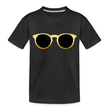 lunette de soleil or 25092 B - T-shirt bio Premium Enfant - noir - Devant