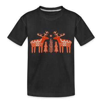 Renne - T-shirt bio Premium Enfant - noir - Devant