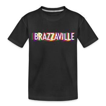 Brazzaville - T-shirt bio Premium Enfant - noir - Devant