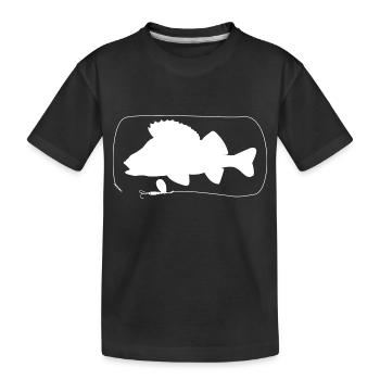 Perchoir avec cône - T-shirt bio Premium Enfant - noir - Devant