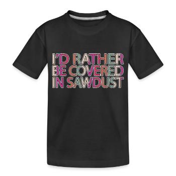 Marteau-piqueur Bingo Hall Tshirts Tree Feller - T-shirt bio Premium Enfant - noir - Devant