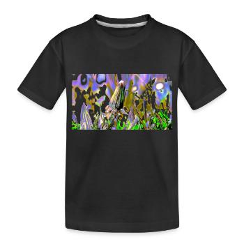Meadow 731225 - Kids' Premium Organic T-Shirt - black - Front