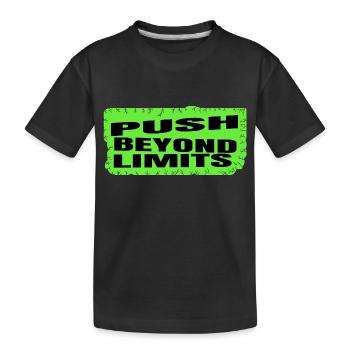 Happy Gift Physical Endurance - Kids' Premium Organic T-Shirt - black - Front