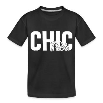 Very chic - Kids' Premium Organic T-Shirt - black - Front