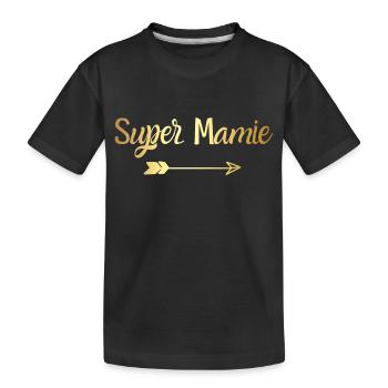 Super Golden Granny - Granny Gift - Kids' Premium Organic T-Shirt - black - Front