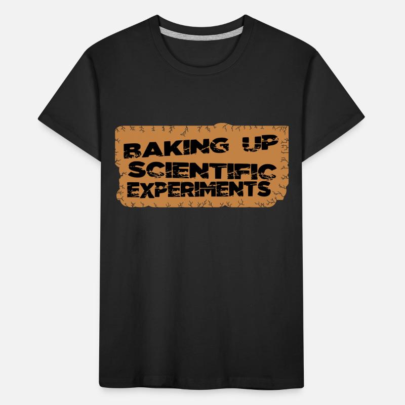 jokes baking tutorials stem scientific discoveries Kids' Premium Organic T-Shirt