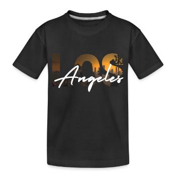 Los Angeles - T-shirt bio Premium Enfant - noir - Devant