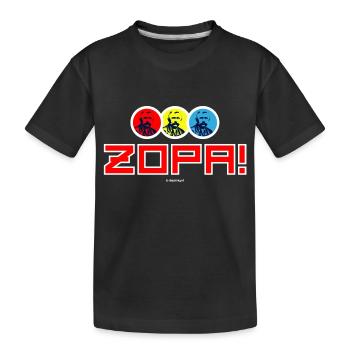 Zopa - 2024 - T-shirt bio Premium Enfant - noir - Devant