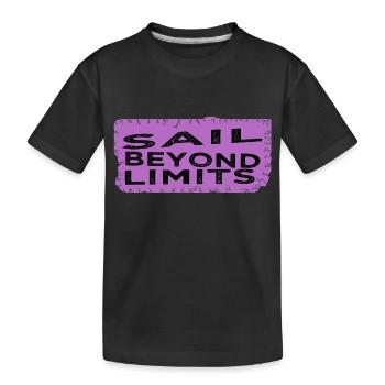 Blagues Conseils de navigation Bonne navigation nautique - T-shirt bio Premium Enfant - noir - Devant