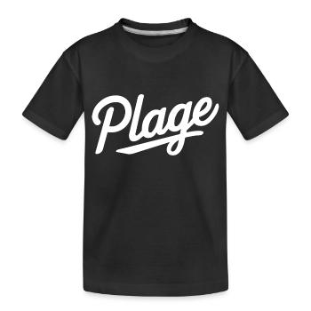 Plage - T-shirt bio Premium Enfant - noir - Devant