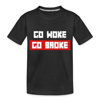 Allez woke allez fauché - T-shirt bio Premium Enfant - noir - Devant