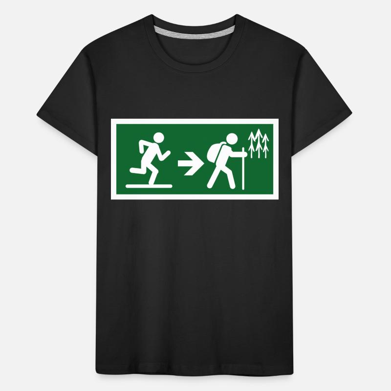 exit to hike Kids' Premium Organic T-Shirt