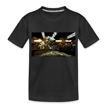 BMX (BMX) - Kinder Premium Bio T-Shirt - Schwarz - Vorne