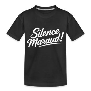 Silence maraud ! - T-shirt bio Premium Enfant - noir - Devant